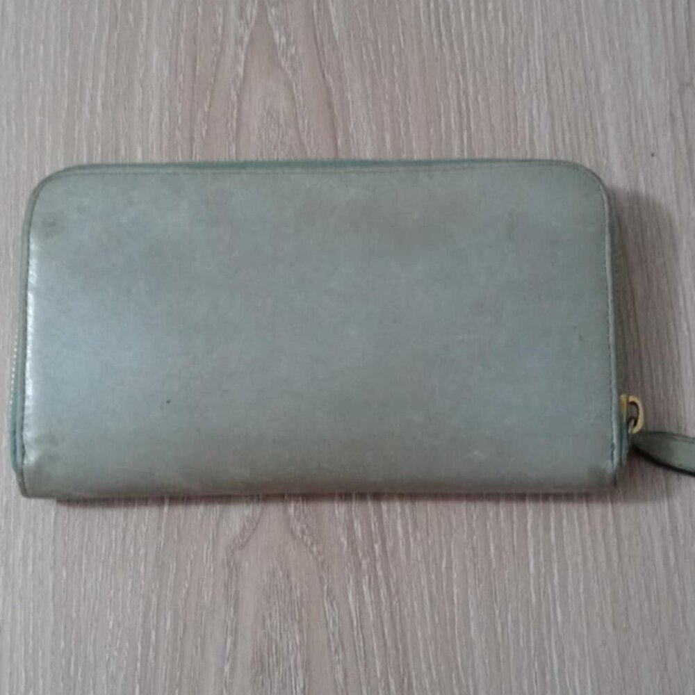 PRADA BLUE ACCORDION WALLET - Picture 4 of 5